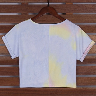 Cumpleaños-Quarantine tie-dye impresión color mujer verano manga corta T-shirt (5)
