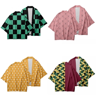 ROYCE New Demon Slayer Kimono Party Anime Cosplay Jacket/Multicolor (9)