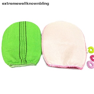 Ex1br toalla exfoliante corporal con 2 colores rojo Verde Martijn