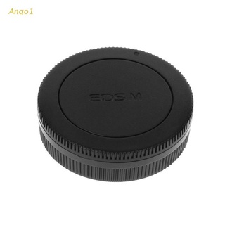 Anqo1 Rear Lens Body Cap Camera Cover Anti-dust 60mm Protection Plastic Black for Canon EOS M M2 M3 M5 M6 M10