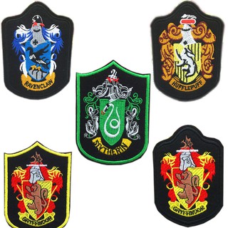 Harry Potter Crist Gryffindor Slytherin Ravenclaw - parche de hierro