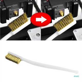 musc impresora 3d piezas boquilla limpieza alambre de cobre cepillo de dientes limpiador hotend