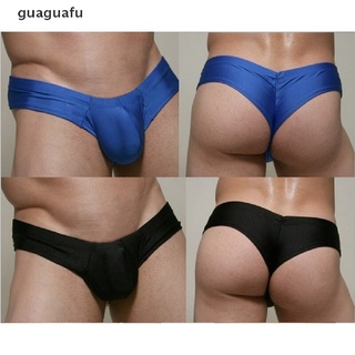 guaguafu new mans cintura baja fugas cadera u convexo diseño ropa interior hombres calzoncillos sexy tangas mx