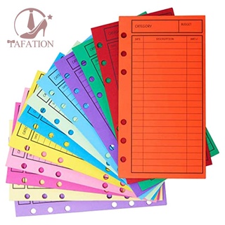 12 sobres de presupuesto, sistema de sobres de efectivo de tarjeta, ahorrar dinero, varios colores, diseño Vertical y perforación