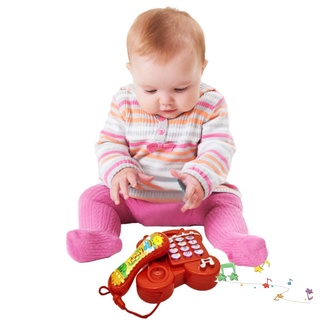 Telefono Musical Para Bebes Y Niñas Con Luz Y Sonidos Y actividades