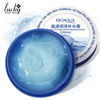 [lucky] Bioaqua crema Facial hialurónica reafirmante humectante para cuidado De la piel