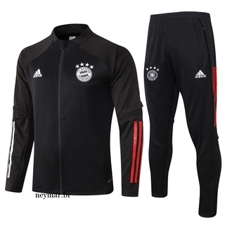 20 / 21 Bayern BFC Black Soccer Wear Jacket and pants