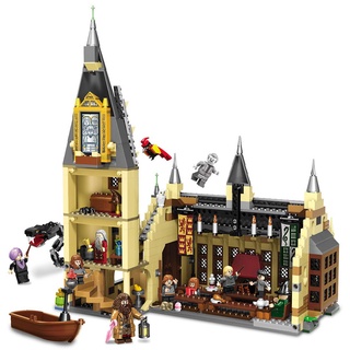 926pcs Compatible lego Harry Potter Hogwarts gran salón pequeños bloques de construcción juguetes para niños niños niñas DIY