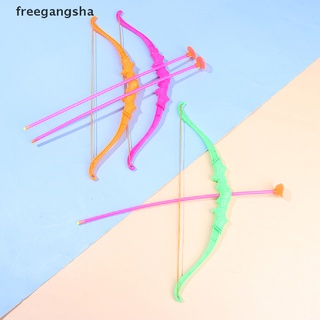 [freegangsha] Kids Shooting Outdoor Sports Toy Bow Arrow With Sucker Plastic Toys for Children XDG