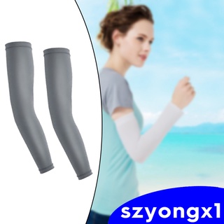 Outdoor Sports Cycling Cooling Arm Sleeves Cover UV Sun Protection
