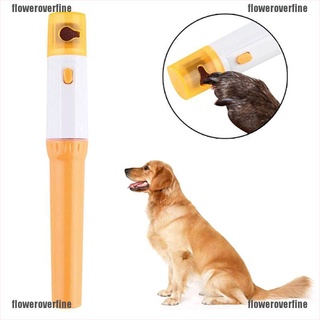 flmx pet perro gato molinillo de uñas trimmer clipper eléctrico mascota lima de uñas kit tom (1)