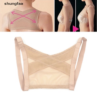 shungfaa - corrector de postura ajustable para espalda, pecho, soporte para cinturón, mx