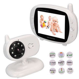 Monitor de bebé inalámbrico 2.4G Monitor de bebé de 3,5 pulgadas 【BLACKJACK】 (8)
