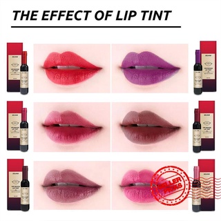 【COD】Matte Liquid Lipstick Red Wine Bottle Lip Gloss Lip Gloss Long Non-stick Gloss Lip I6V4