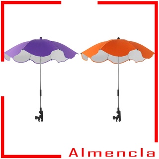 [ALMENCLA] Paraguas extraíble Parasol para bebé cochecito UV UPF50+ gran cochecito plegable carro accesorios somsol al aire libre protección solar