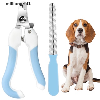 [milliongrid1] cortaúñas profesional de acero inoxidable para mascotas, prácticos suministros de limpieza (1)