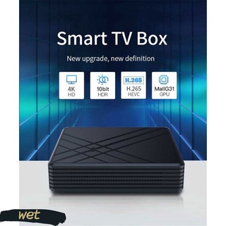 MQ + S network Decodificador AMLOGIC TV BOX 4K HD player Android WET