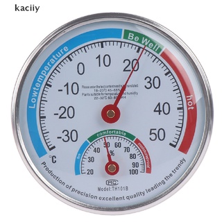 kaciiy - termómetro analógico redondo para hogar, higrómetro, monitor de humedad, medidor mx