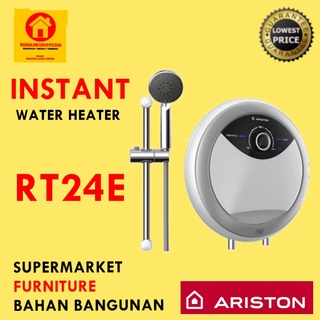 Calentador de agua ARISTON SET ducha - calentador de agua instantáneo RT24E - ARISTON