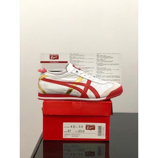 Onitsuka Tiger SD x Street Fighter Chun Li blanco rojo amarillo zapatos (1)