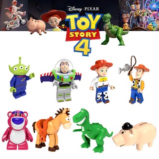 Lego Toy Story Buzz Lightyear Woody Jessie alienígena bloques De construcción juguetes Para niños