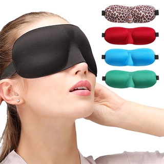 1Pcs 3D Máscara Para Dormir Natural De Ojos Cubierta De Sombra Parche Mujeres Hombres Suave Portátil Viaje (1)