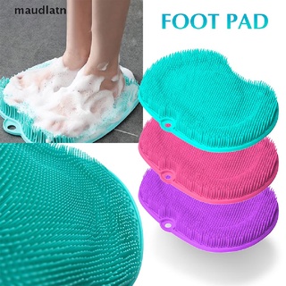 mdtn - almohadilla de silicona para masaje para pies, ducha de pies, silicona exfoliante, almohadilla de masaje limpiadora. (4)