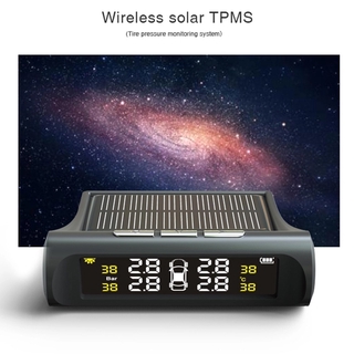 producto electrónico an001 solar coche tpms lcd sistema de monitoreo de presión de neumáticos con 4 sensores (3)