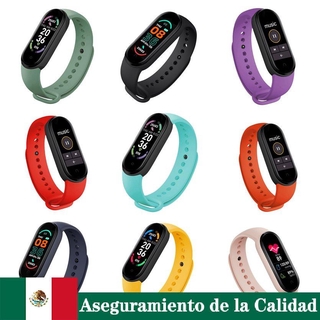 Reloj inteligente M6 Smart Bracelet Wireless 4.0 Screen ritmo cardíaco Fitness Traker Band Smartwatch Reloj de pulsera