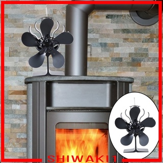 [SHIWAKI1] Ventilador de cocina con calor, ahorro de combustible, eficiente y respetuoso del medio ambiente, ventilador de estufa de leña para leña, quemador de leña, estufas de Gas Fireplace