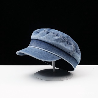 Nuevo sombrero para mujeres primavera verano estilo británico Retro desgastado octogonal gorra plana estilo coreano para jóvenes de calle Casual