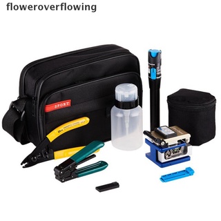 ffmx kit de herramientas de fibra óptica ftth 9 en 1 con cleaver de fibra fc-6s y medidor de potencia glory