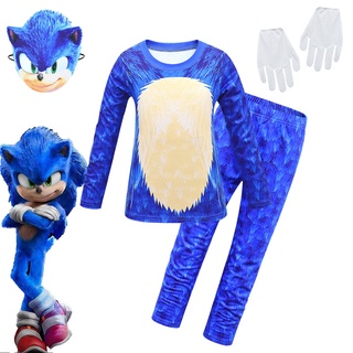 Listo Stock cosplay Erizo Sonic the Hedgehog Disfraz De Halloween