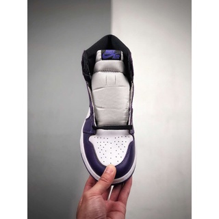 Nike nike air jordan zapatos nike air jordan 1 «court purple» zapatos de baloncesto para hombres y mujeres