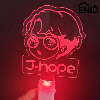 enidstore BTS Acrylic Fluorescent Flash Light Glow Stick Night Lamp Concert Support Props (9)