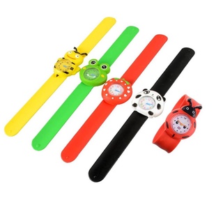 kanwen 3d relojes de pulsera de cuarzo animal relojes de pulsera de silicona niños bebé regalos reloj slap niños/multicolor (3)