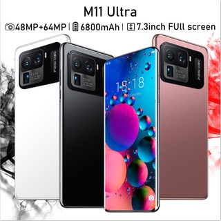 M11 Ultra nuevo Smartphone 16GB 512GB teléfono Android 6800Mah 7.3 pulgadas pantalla Hd