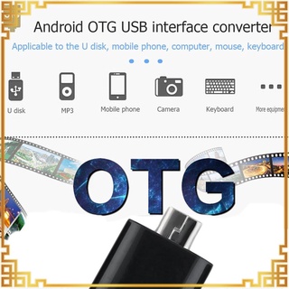 【=-=】 1pcs Portable OTG Converter Micro USB Male to USB A Female Adapter Connector