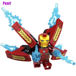 [Pearl] Iron man MK50 super-british ladrillo super héroe compatible legoINGlys