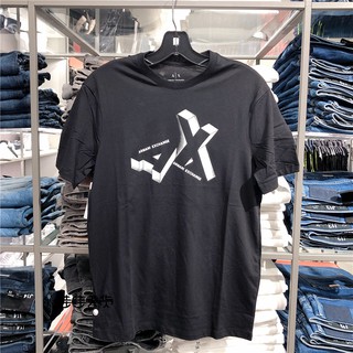 AX Armani/Armani New Men's Personality Logo Casual Round Neck Short Sleeve T-shirt