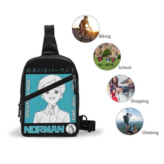 Street Fashions Impermeable Crossbody Daypack Recomendación The Promise Neverland Norman Pinbirthday Regalo