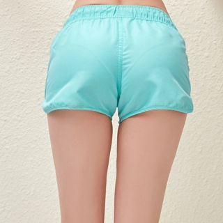 pantalones cortos de playa de secado rápido para mujer pantalones cortos deportivos sueltos (2)