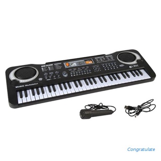 felicitar 61 teclas digital música electrónica teclado teclado eléctrico piano niños regalo