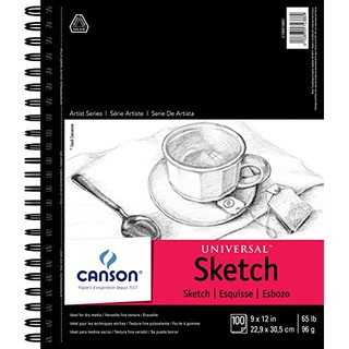 Block Sketch Book Canson Universal Para Dibujo, Pastel, Carboncillo.