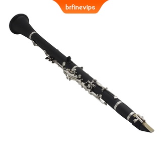 [brfinevips] 17 teclas de trabajo a mano baquelita madera b plano instrumento musical profesional clarinete bb (3)
