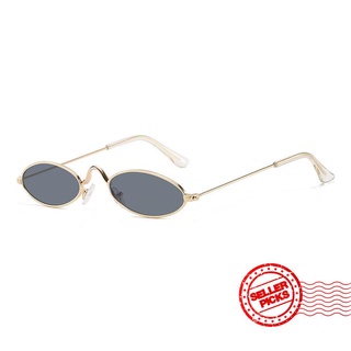 Retro Small Oval Sunglasses Fashion Metal Frame Shades Glasses Eyewear Punk U5K6