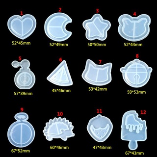 Yadal DIY Handmade Crystal Epoxy Silicone Mold UV Jewelry Pendant Resin Molds Making Crafts Tools Quicksand Star Moon Cat Model Mould (2)