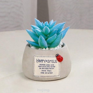 regalo baño de escritorio interior decoración del hogar accesorios oficina maceta plantas suculentas artificiales