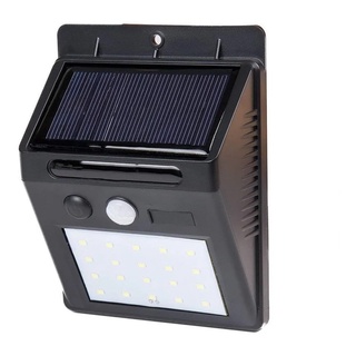 Lampara Solar 20 Leds Potente Para Exterior Con Sensor De Movimiento (1)