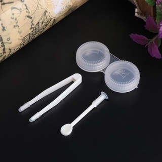bonjo Clear Cosmetic Contact Lenses Case Eyes Care Holder Container Travel Accessaries (8)